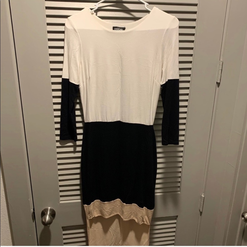 Bebe high low dress